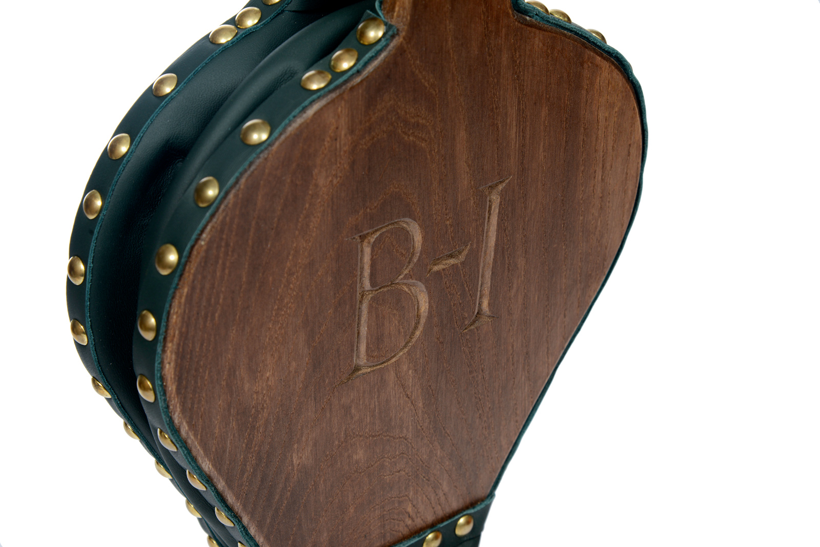 Vintage Leather Bellows Fireplace Blower – Antique-Style, Wood Handle & Brass Nozzle